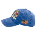 thumbnail image 3 of America 250th Birthday Hat Rose USA Pattern 250 Years Anniversary Adjustable Baseball Cap for Men Women, 3 of 4