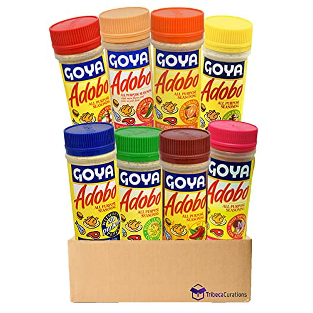 Goya Adobo Seasoning Ultimate Variety Pack 8 Flavors Total Walmart