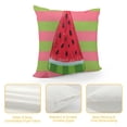 thumbnail image 4 of PHYHOO Super Soft Throw Pillow Covers Decorative Summer Fruits Theme Pink Cartoon Watermelon Square Cushion Cover Throw Pillow Case for Home Live Room (Pink Cartoon Watermelon) White, 4 of 5