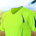 thumbnail image 3 of WILLBEST Pantalones Cortos para Hombre, Conjunto Informal de Dos Piezas para Correr, de Verano, para Deportes Al Aire Libre, de Secado Rápido y Manga Corta, 3 of 3
