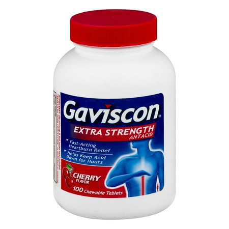Gaviscon Antacid Extra Strength Cherry - 100 CT100.0 CT