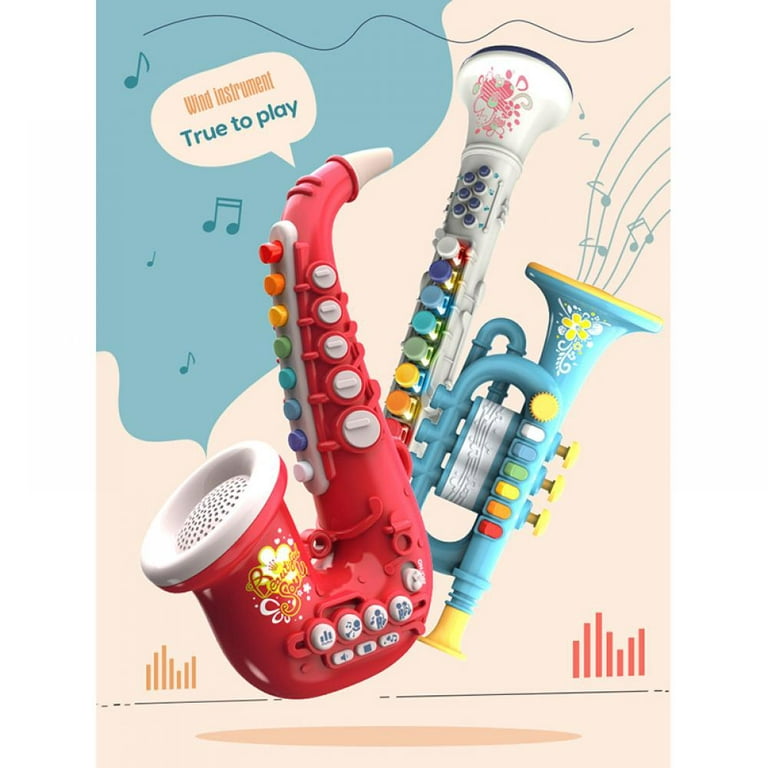 Portable Mini Digital Saxophone 10 Timbres Electronic Wind Saxophone Flute  Built-in Speaker Musical Instrument - AliExpress