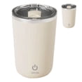 thumbnail image 1 of <p>Stirring Coffee Cup, Stainless Steel Inner Liner Automatic Stirring Cup 400mL Capacity Easy To Clean  For Milk</p>, 1 of 7