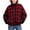Black, variant on Womens Button Up Jacket Plaid Reversible Collared Long Sleeve Coat Casual Fall Winter Outwear with Pockets (M, Navy)