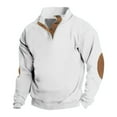 thumbnail image 1 of Spring And Autumn Men's Standing Collar Sweatshirt Is Outdoor Casual Sweaters Tops XL, 1 of 3