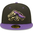 thumbnail image 2 of Men's New Era Black/Purple Lowriders de Fresno Copa De La Diversion 59FIFTY Fitted Hat, 2 of 5