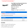 thumbnail image 2 of Front Right Lower Rearward Control Arm - Compatible with 2003 - 2006 Mercedes-Benz E55 AMG 2004 2005, 2 of 2