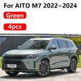 thumbnail image 3 of Para AITO M7 Accesorios 2022 2023 2024 Serie 7 Guardabarros de coche Pintura para hornear Guardabarros Guardabarros Protector Guardabarros Pegatinas contra salpicaduras, 3 of 5