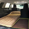 thumbnail image 4 of Gymax Inflatable SUV Air Backseat Mattress Flocking Travel Pad w/Pump Camping Travel, 4 of 10