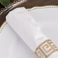 thumbnail image 6 of Balsa Circle 5 White Premium 20x20 in Scuba Polyester Dinner Table Cloth Napkins Party Events Decorations Supplies, 6 of 8