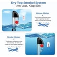 thumbnail image 3 of Foldable Snorkeling Mask with Anti-Fog Silicone Snorkeling Set, with Innovative Breathing System, Camera Mount - S, 3 of 4
