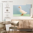 thumbnail image 5 of Elephant Stock White Duck Wall Art - Horizontal Canvas Wall Art - Living Room Wall Decor - Animal Canvas - Green And White Decor - 48" x 32", 5 of 8