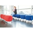 thumbnail image 6 of OFM Jupiter Series Fabric Ball Stool, Gray with Chrome Finish 2001-2315, 6 of 6