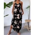 thumbnail image 3 of Vestido Zeagoo con estampado floral hawaiano para mujer, verano S, 3 of 6