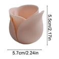 thumbnail image 3 of Cheapark Rose Shaped Planter Flower Pot Succulent Holder Cute Floral Design Indoor Home Living Room Desktop Decoration, 3 of 6