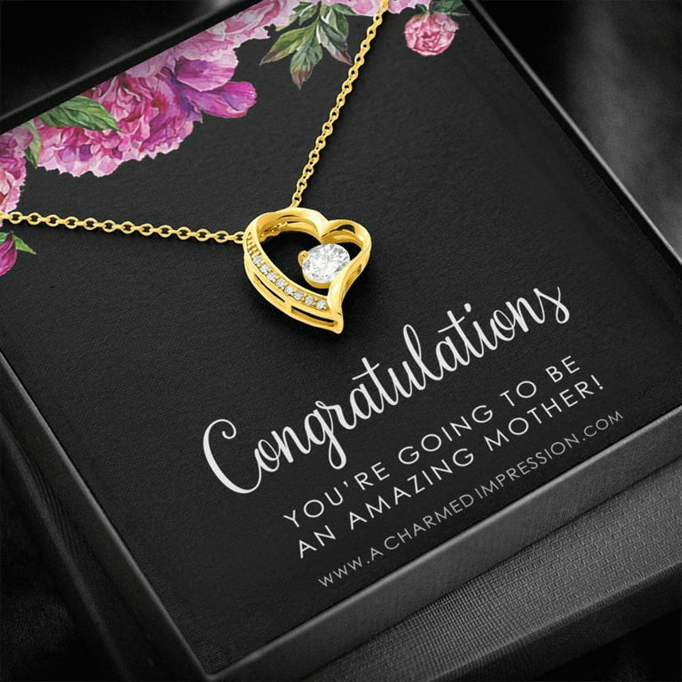 congratulations gifts for new mom mama to be gifts expecting mothers necklace mommy jewelry baby shower adoption gifts best mom ever 4 Walmart