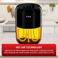 thumbnail image 2 of T-Fal EY301850 Easy Fry Compact Duo Precision 1.69Qt/1.6L Air Fryer, Fry, Grill, Roast, Bake, Black, 2 of 8