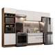 thumbnail image 1 of Cocina Integral MADESA 350cm Marrón/Blanco Glamy, 1 of 5