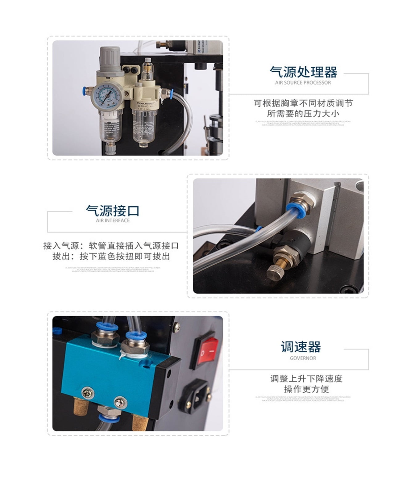 Pneumatic Badge Making Machine Auto Induction Stamping Badge Processing Punching Machine With Pedal Models