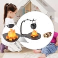 thumbnail image 6 of 5 Pieces Miniature Camping Kit Dollhouse Campfire Model Durable PLA Wood for Pretend Play Outdoor Toddler Scenes, 6 of 9