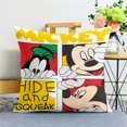 thumbnail image 3 of Funda de almohada de Mickey Mouse de Disney para sala de estar, sofá, oficina, funda de cojín súper suave, decoración para el hogar, dormitorio y habitación, regalo para niños, 3 of 5