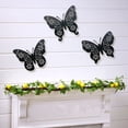 thumbnail image 5 of WAIU Metal Butterfly Wall Decor, Black Simple Decorative Hanging for Indoor and Outdoor Decoration, Set of 3, 5 of 7