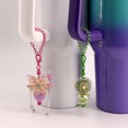 thumbnail image 4 of DIY Handmade Beaded Keychain Metal Key Chain Jewelry Mug Charms Decorative Beadable Buckle Women's Bag Pendant Key Accessory Gift, 4 of 4