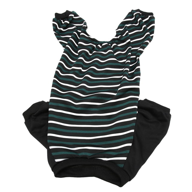 Pijama para Perros a Rayas Material Suave Camisa Elástica para Perros Material Cómodo Disfraces para Perros 4 Patas Mono Ropa para Perros Cubierta para el Pelo ANGGREK Otros