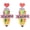 1, variant on Colorful Pencil Teacher Students Back to School Acrylic Resin Lightweight Drop Dangle Glitter Earrings Funny Creative Teacher Appreciation Graduation Jewelry for Women