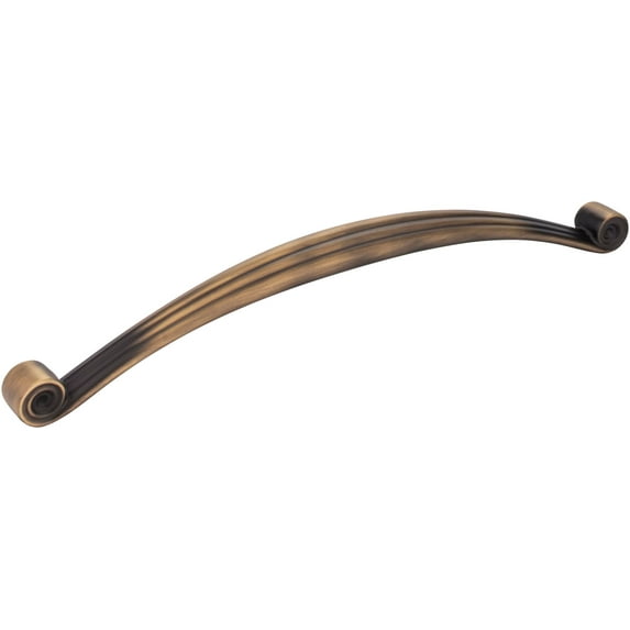 Jeffrey Alexander 415-12 Lille 12" Center To Center Appliance Pull - Brass
