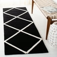 thumbnail image 3 of SAFAVIEH Chatham CHT720K Handmade Black / Ivory Rug, 3 of 10