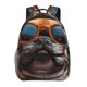 thumbnail image 1 of Disketp French Bulldog In Sunglasses Mochila Estampada para Hombre y Mujer – Mochila Ligera Clásica con Múltiples Bolsillos para Universidad, Trabajo y Viajes-One Size, 1 of 5