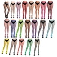 thumbnail image 3 of DTOWER Women Fashionable Suspender Pantyhose Socks Hole Design Fishnet Tights Socks, 3 of 5