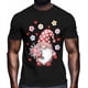 thumbnail image 2 of Mens T Shirts Valentine's Day Gnome Flower Short Sleeve Casual Men's Tee Tops Graphic T-Shirts for Teen Boys/Men, 2 of 8