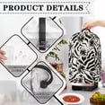 thumbnail image 5 of FKELYI Black Zebra Palm Tree Print Blender Dust Cover with Handle Anti Splash Water Resistant Blender Mixer Protector Covers for Kitchen Appliance Dustproof Cover, 5 of 6