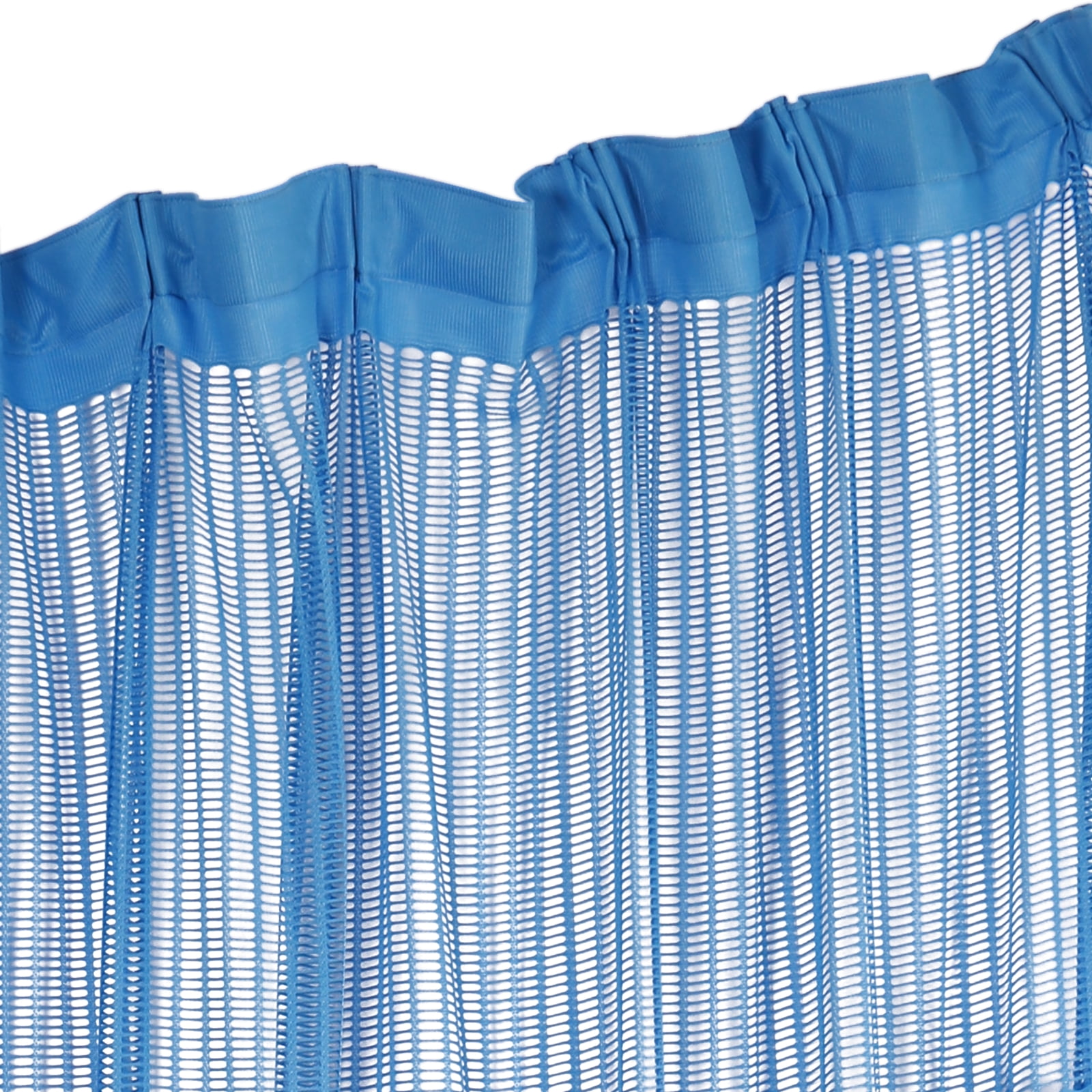 ChicHomey Room Divider Curtain,9x8ft Blue,18 Hooks Easy Install, Warp Knitting Durable, for Salon/Hospital/Office, Machine Washable