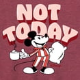 thumbnail image 3 of Disney - Mickey & Friends - Mickey Staying in for the Day - Not Today - Women's Racerback Tank Top, 3 of 5