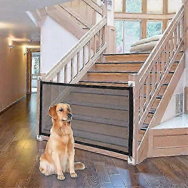 Sydsy 180 Cm Extra Wide Baby Gate Extra Long Dog Gate For The House Retractable Baby Gate
