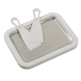 thumbnail image 4 of simhoa Machine à Crème Glacée Plaque Froide en Métal pour Crème Roulée Maison Sorbet Gelato Blanc, 4 of 8