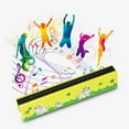 thumbnail image 1 of Heliisoer Harmonica Musical Instrument Wooden Cartoon Printing Holes For Kids Children, 1 of 3