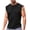 Black, variant on Mens Solid Color Tank Top Casual Fitness Sport Permeability Round Neck Tank Summer Tops Sleeveless Shirts