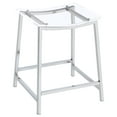thumbnail image 3 of Jovani Acrylic Backless Counter Stool Chrome (Set of 2), 3 of 8