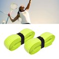 thumbnail image 4 of Tennis Racket Grip Tape, 2 PCS Tennis Racquet Overgrips Shock Absorption Sweat Absorbing Polyurethane Nitrogen Fiber  For Sports Red,Blue,Pink,Yellow,Orange, 4 of 8