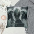 thumbnail image 2 of Orinice Alien Concept Art Smoke Graphic Decorative Throw Pillow Cover for Home Couch Living Room Bed Sofa - Short Plush Pillow Case 1PC 12x12in, 2 of 5