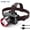Black and Red, variant on DAYBETTER Rechargeable LED Headlamp Digital Display, 3 Lighting Modes Headlight, 1800mAh Type-C Charge, 90 Degree Adjustable Waterproof Sport Light for Camping Climbing Hiking Running
