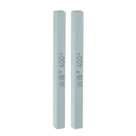 

Uxcell Sharpening Stones 400 Grit Rectangle Green Silicon Carbide Polishing Whetstone 2 Pack