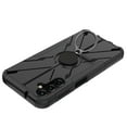 thumbnail image 6 of Heavy Duty Bracket Case for Samsung Galaxy A14 5G, Dual-Layers Rugged PC Soft Silicone Shockproof Lens Protection Case with Rotated Ring Holder Kickstand Magnetic Non-Slip Cover,Black, 6 of 6