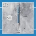 thumbnail image 4 of Pluma estilográfica Parker Gris azulado con adornos cromados Punta fina Unisex, 4 of 5