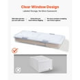 thumbnail image 4 of KFFKFF Under Bed Storage with Wheels, 31.7 x 15.6 x 6.9 inch Underbed Containers, Underbed Shoes Organizer with Lid & Gray Latch, Rolling Under the Bed Storage Bins for Clothes Shoes Blankets, 4 Pack, 4 of 9