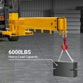 thumbnail image 3 of Ataucjin 6000 lbs/3 Ton Adjustable Forklift Mobile Crane, Telescoping Design (83" - 149") for Warehouses, Factories, and Construction Sites, 3 of 7